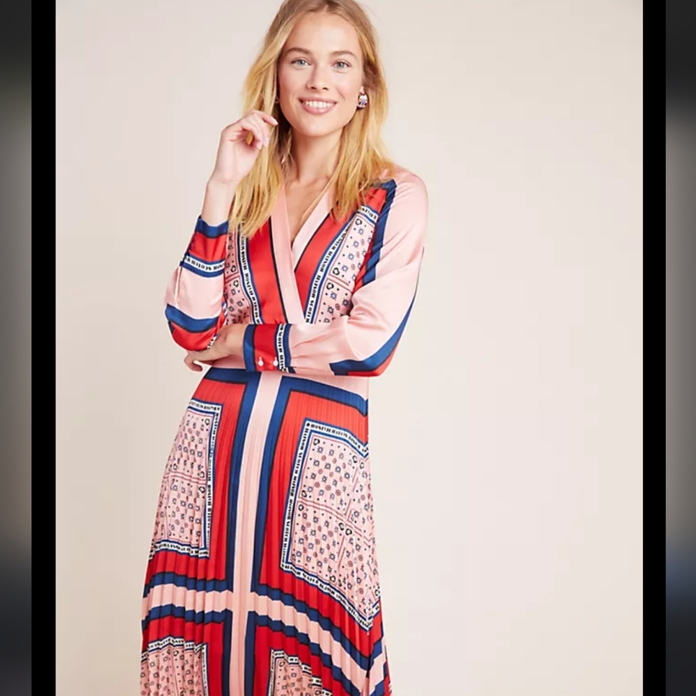 Scotch & Soda Thalia Pleated Midi Dress